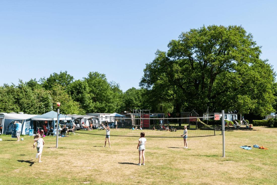 Chalet 'T Rijsterbos Op Camping Met Zwembad! Villa ภายนอก รูปภาพ